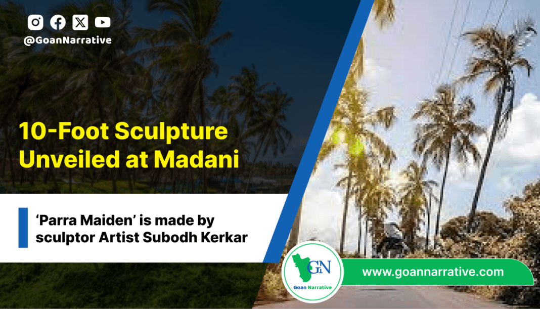 10-Foot Sculpture Unveiled at Madani