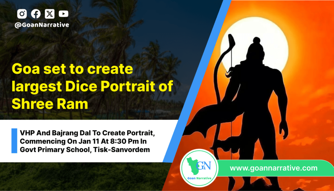Goa set to create largest Dice Portrait of Shree Ram