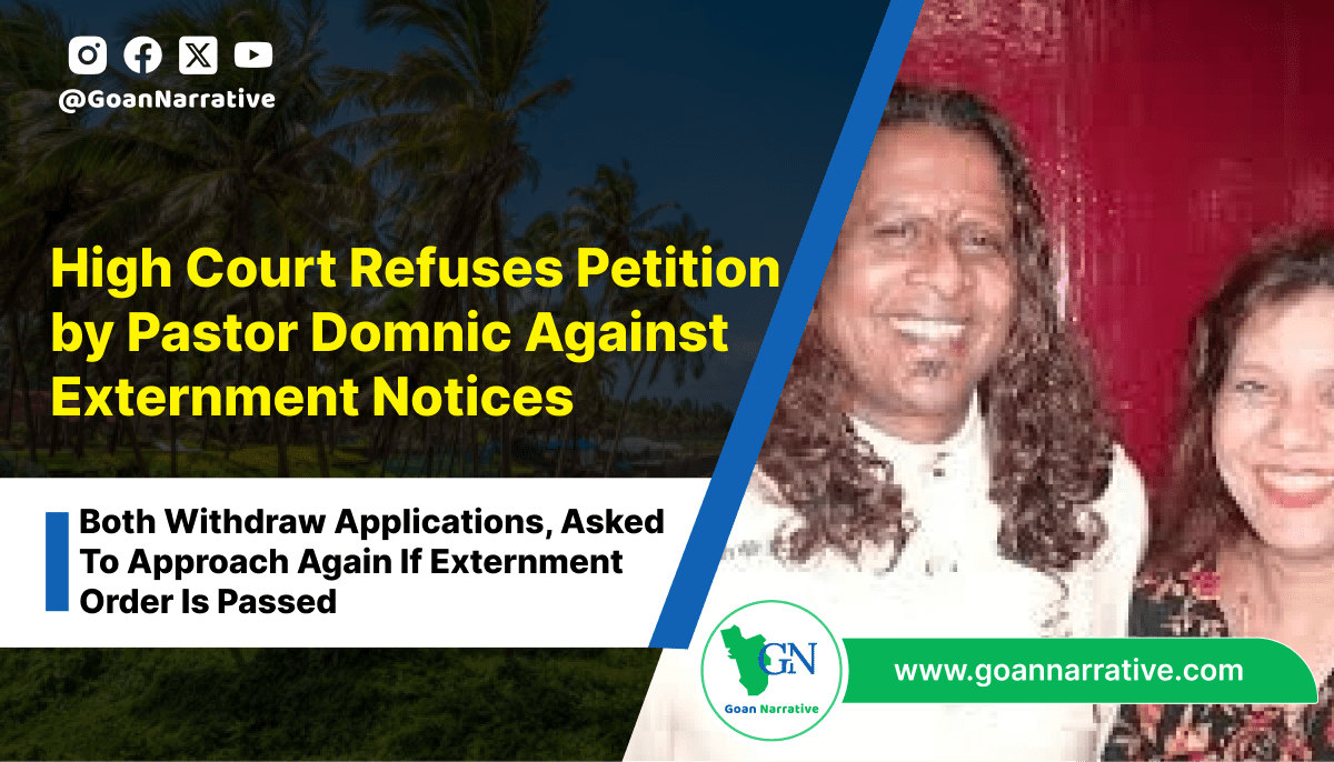 Domnic Raineri High Court Refuses Petition by Pastor Domnic Against Externment Notices ...