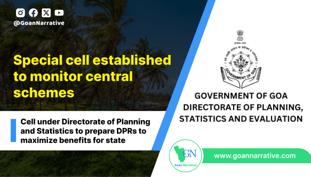 Special cell established to monitor central schemes