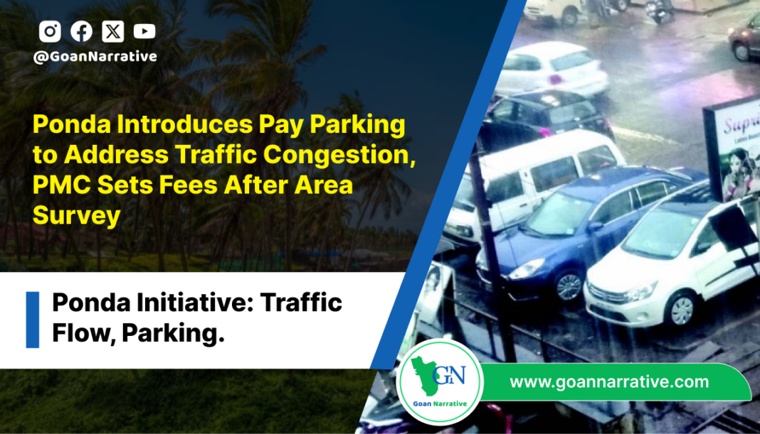 Ponda Introduces Pay Parking to Address Traffic Congestion, PMC Sets Fees After Area Survey