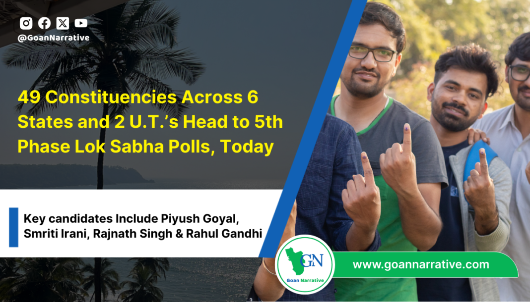 Voters from 49 Constituencies Across Six States and Two Union Territories Head to Polls in Fifth Phase of Lok Sabha Elections