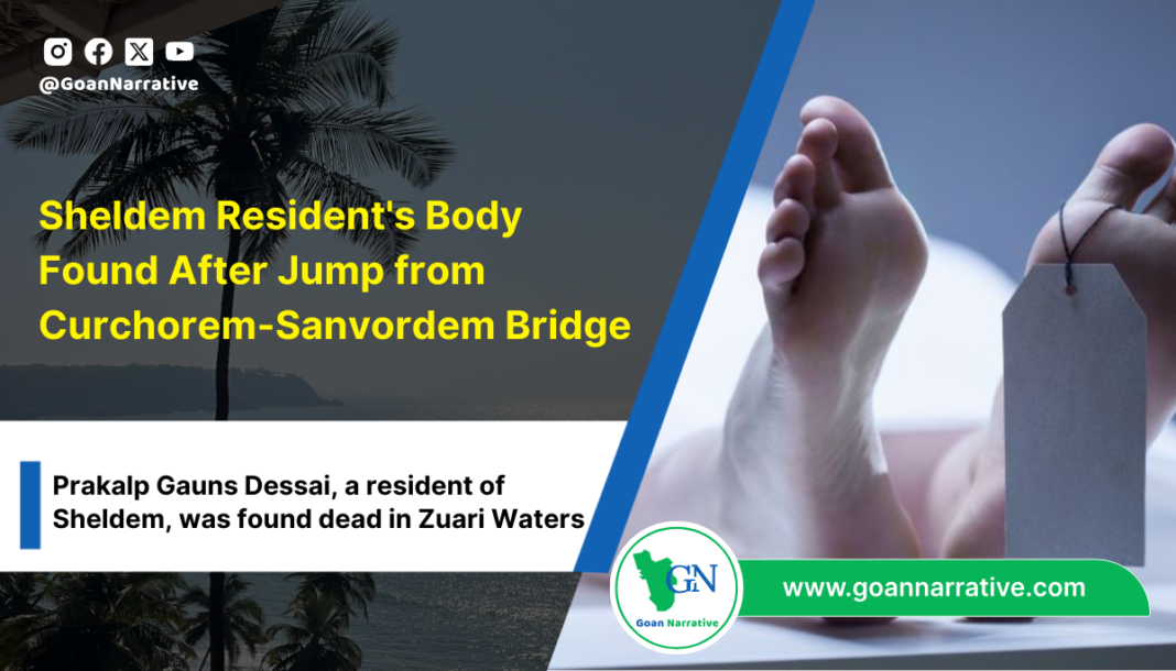 2 Sheldem Resident's Body Found After Jump from Curchorem-Sanvordem Bridge