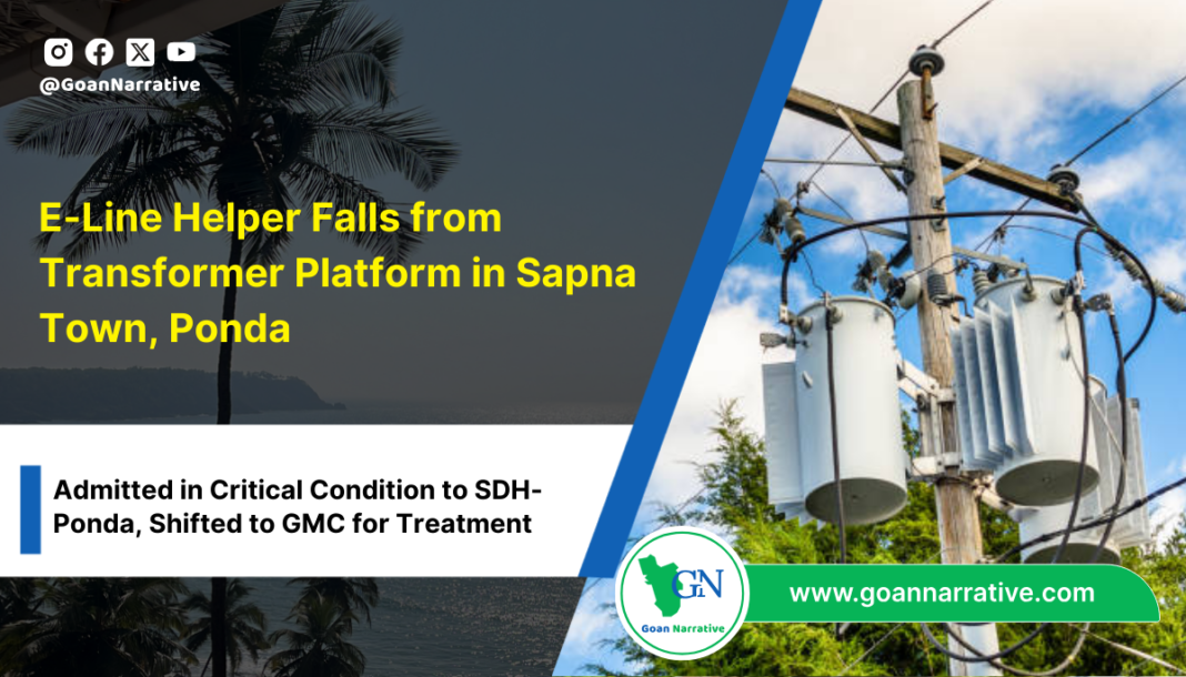 2 (3) E-Line Helper Falls from Transformer Platform in Sapna Town