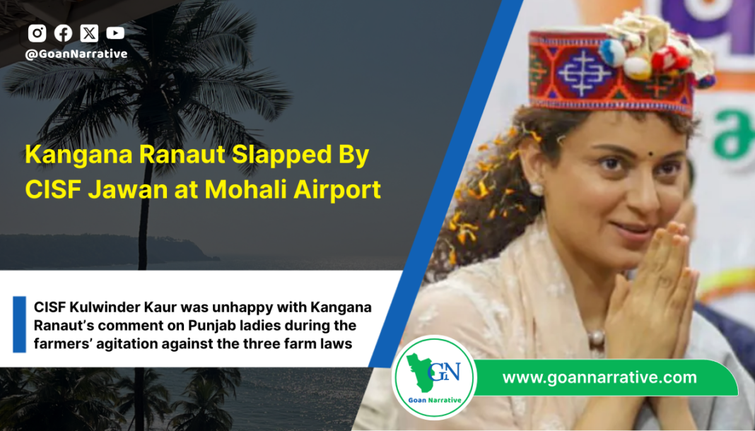 4 Kangana Ranaut Slapped By CISF Jawan at Mohali Airport