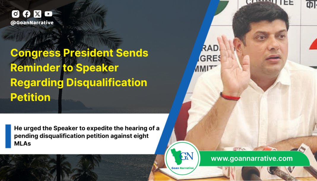 4 Congress President Sends Reminder to Speaker Regarding Disqualification Petition