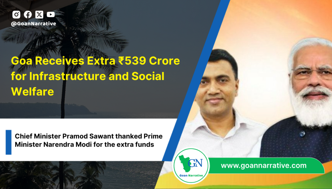 5 Goa Receives Extra ₹539 Crore for Infrastructure and Social Welfare