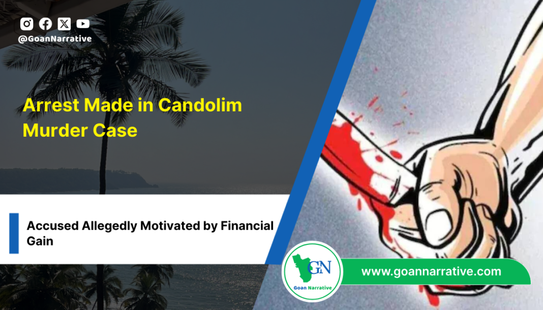 Arrest Made in Candolim Murder Case: Accused Allegedly Motivated by Financial Gain