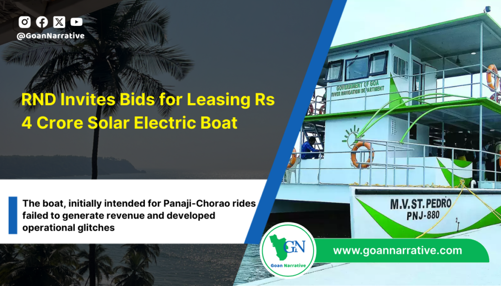 RND Invites Bids for Leasing Rs 4 Crore Solar Electric Boat