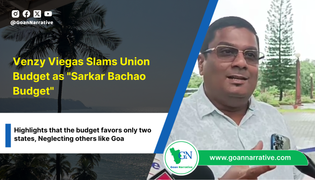 2 Venzy Viegas Slams Union Budget as