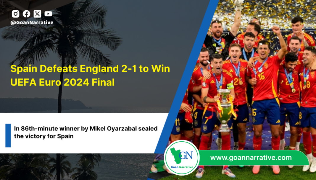 2 Spain Defeats England 2-1 to Win UEFA Euro 2024 Final