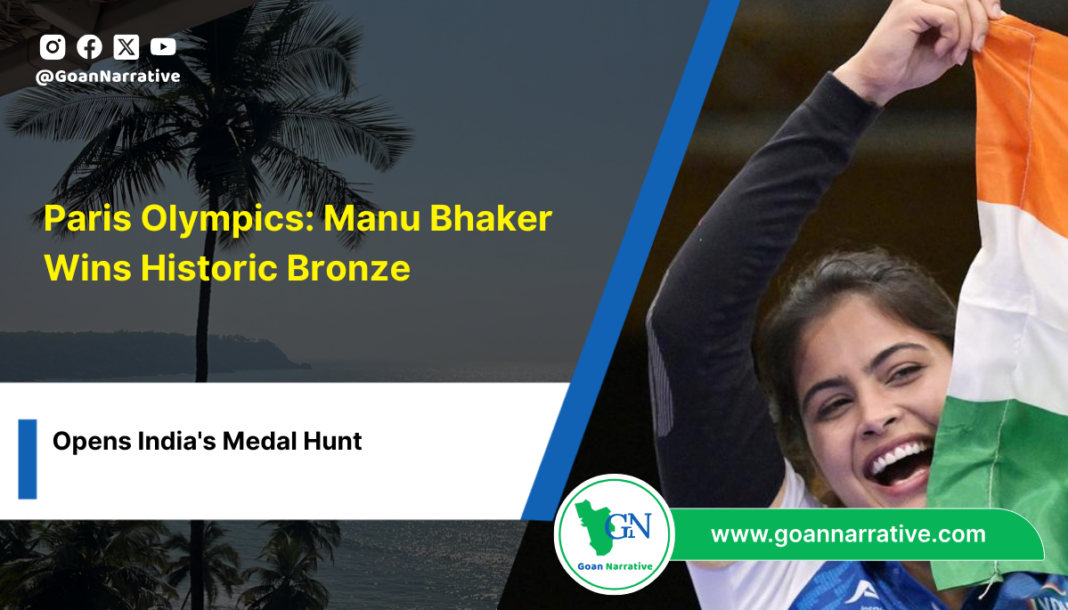 3 Paris Olympics: Manu Bhaker Wins Historic Bronze, Opens India's Medal Hunt