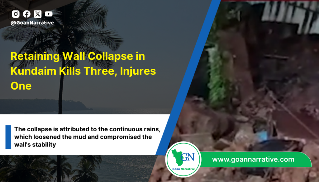 Retaining Wall Collapse in Kundaim Kills Three, Injures One