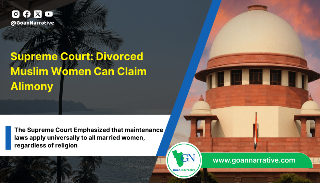 Supreme Court: Divorced Muslim Women Can Claim Alimony