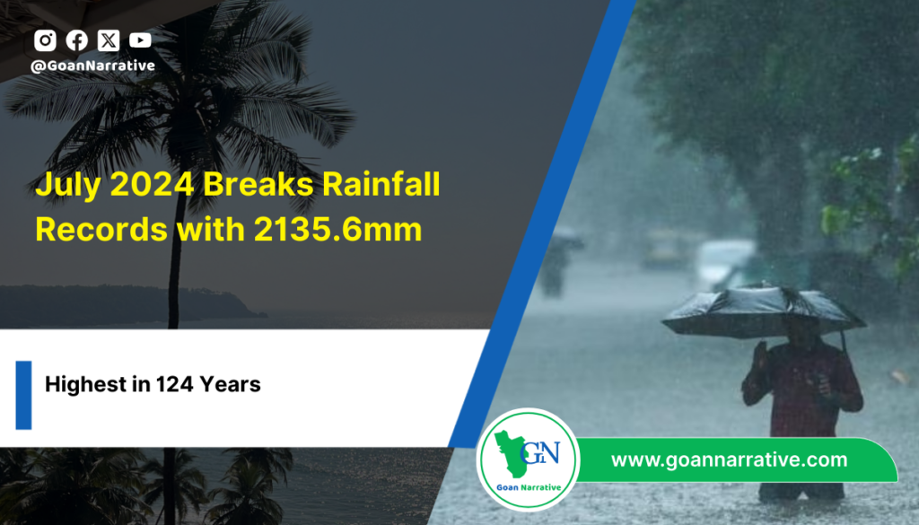 July 2024 Breaks Rainfall Records with 2135.6mm, Highest in 124 Years