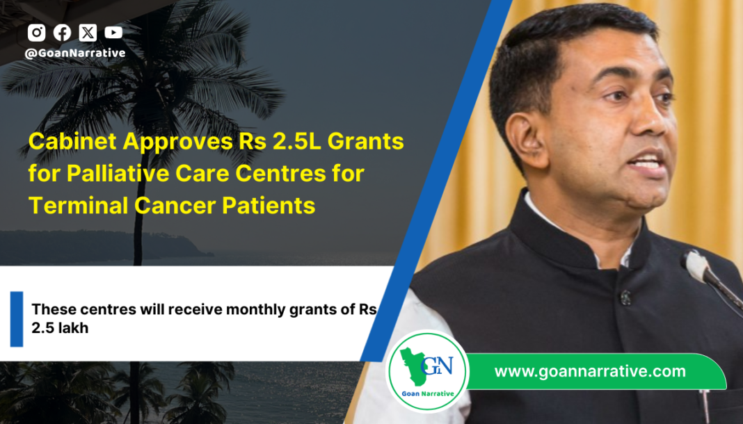 1 Cabinet Approves Rs 2.5L Grants for Palliative Care Centres for terminal cancer patients