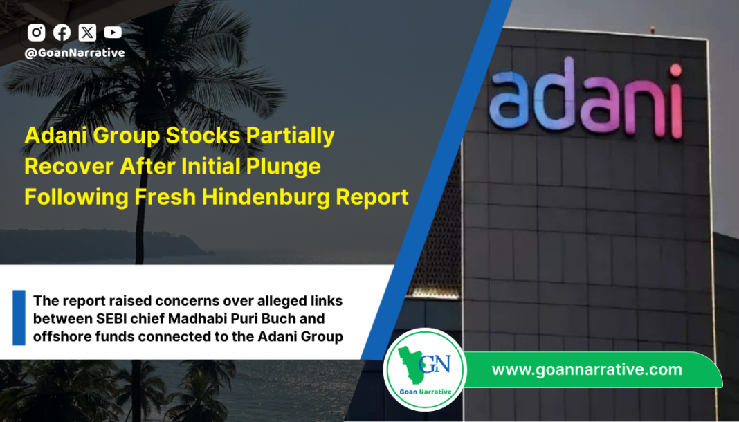 2 Adani Group Stocks Partially Recover After Initial Plunge Following Fresh Hindenburg Report