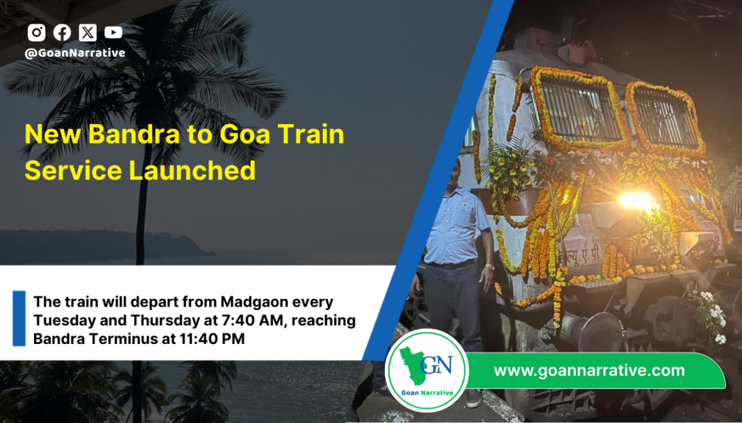 New Bandra to Goa Train Service Launched