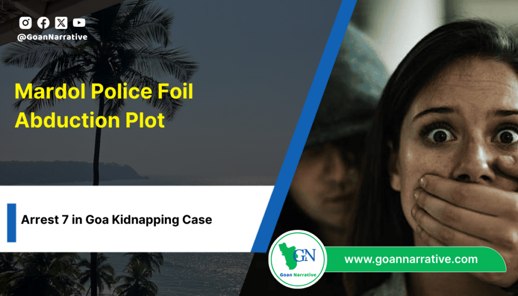 Mardol Police Foil Abduction, Arrest 7 in Goa Kidnapping Case