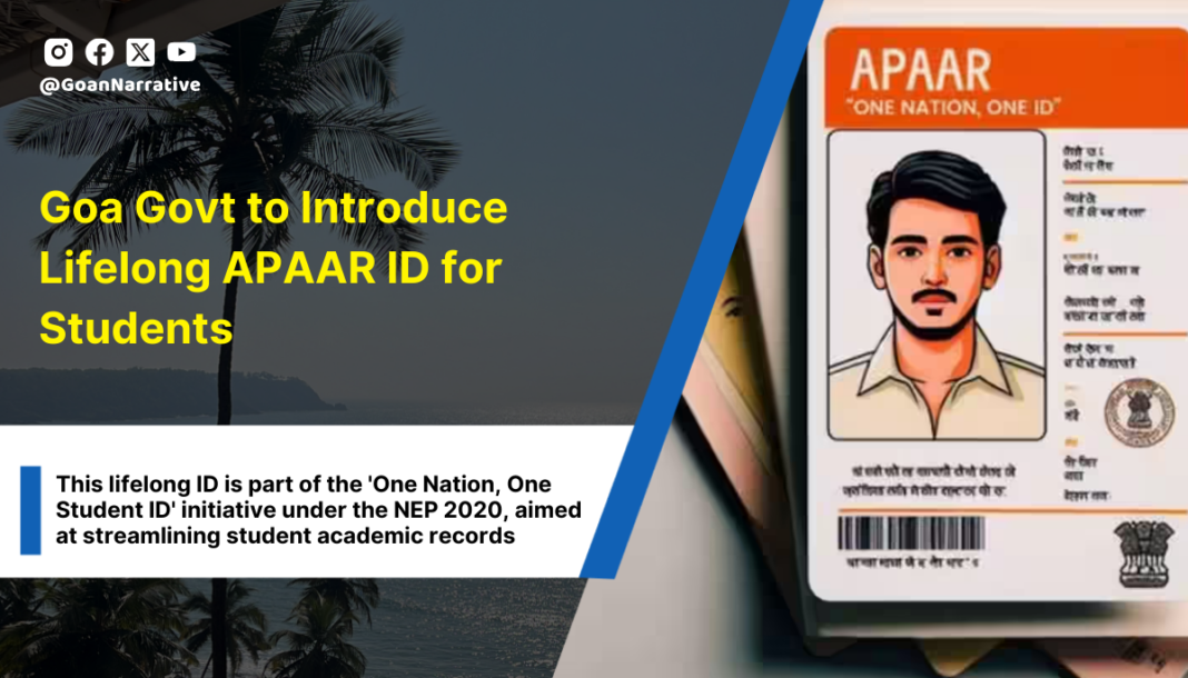 Goa Govt to Introduce Lifelong APAAR ID for Students as Part of 'One Nation, One Student ID' Initiative