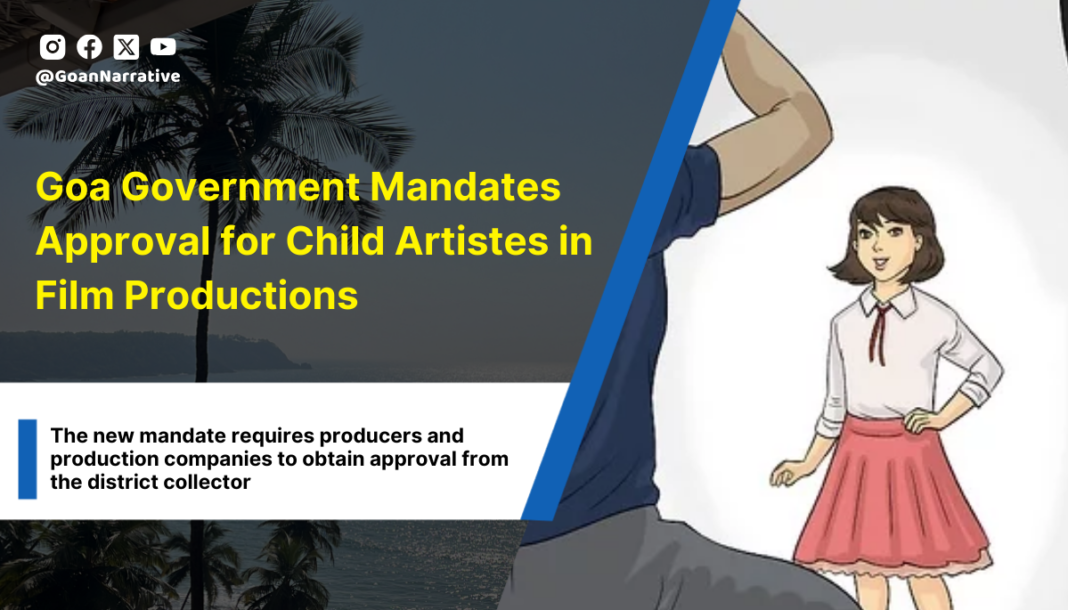 Goa Government Mandates Approval for Child Artistes in Film Productions