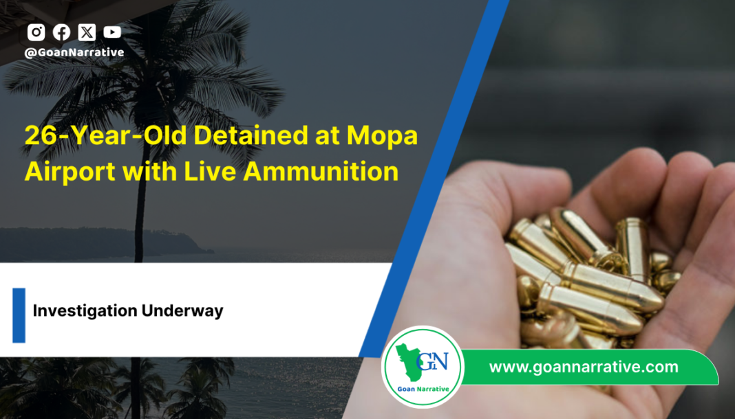 3 26-Year-Old Detained at Mopa Airport with Live Ammunition, Investigation Underway
