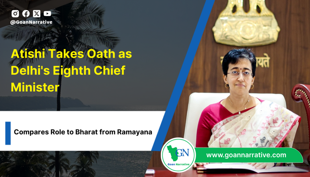Atishi Takes Oath as Delhi's Eighth Chief Minister, Compares Role to Bharat from Ramayana