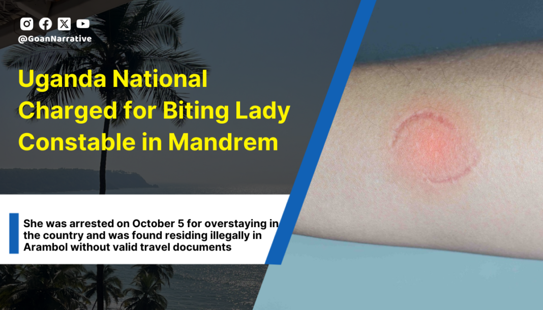 Uganda National Charged for Biting Lady Constable in Mandrem