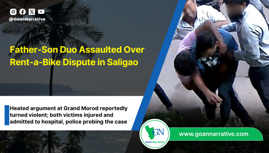 Father-Son Duo Assaulted Over Rent-a-Bike Dispute in Saligao