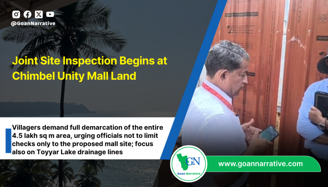 Joint Site Inspection Begins at Chimbel Unity Mall Land