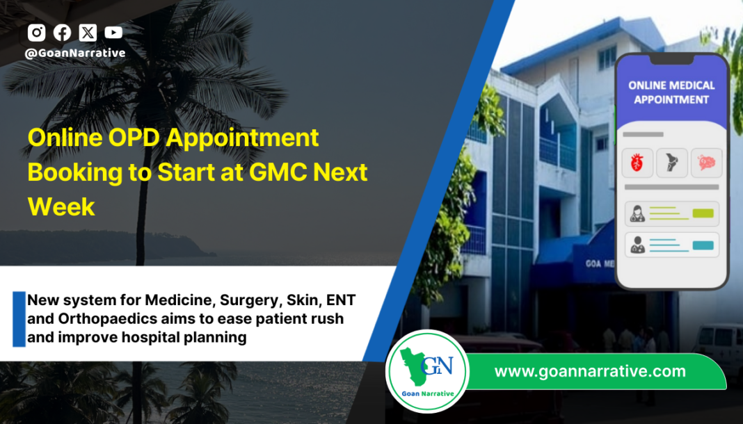 Online OPD Appointment Booking to Start at GMC Next Week