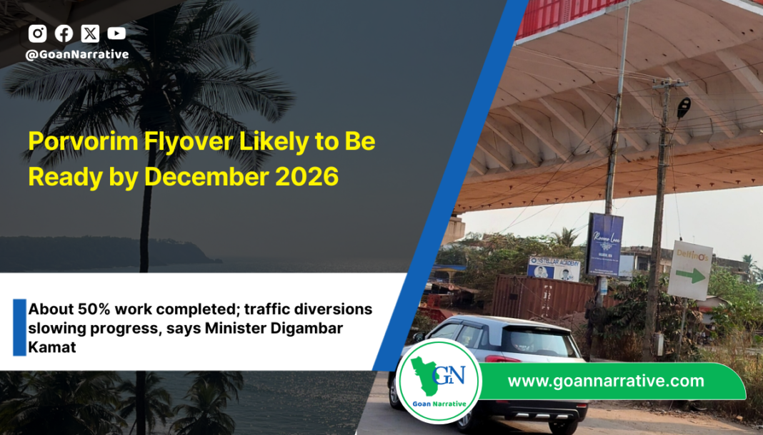 Porvorim Flyover Likely to Be Ready by December 2026