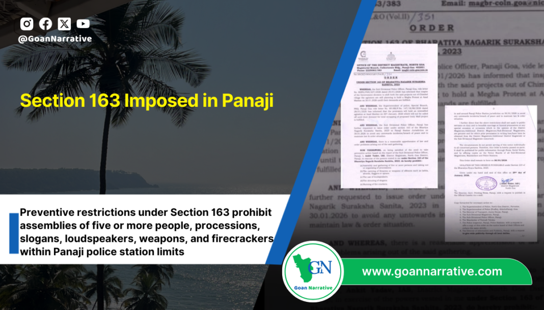 Section 163 Imposed in Panaji