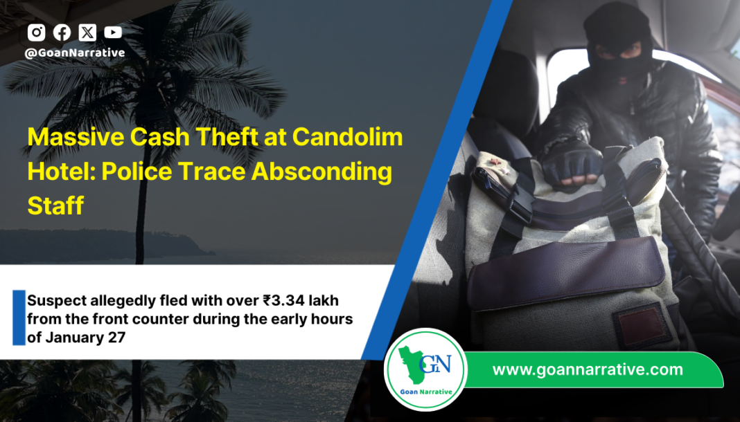 Massive Cash Theft at Candolim Hotel Police Trace Absconding Staff (4)