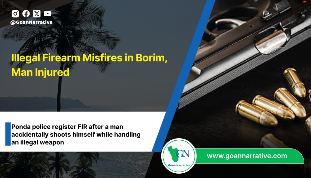 Illegal Firearm Misfires in Borim, Man Injured