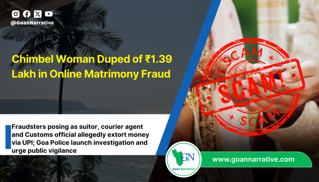 Chimbel Woman Duped of ₹1.39 Lakh in Online Matrimony Fraud