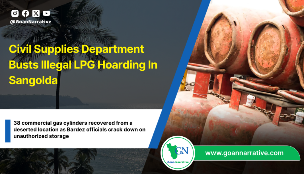 Civil Supplies Department Busts Illegal LPG Hoarding In Sangolda