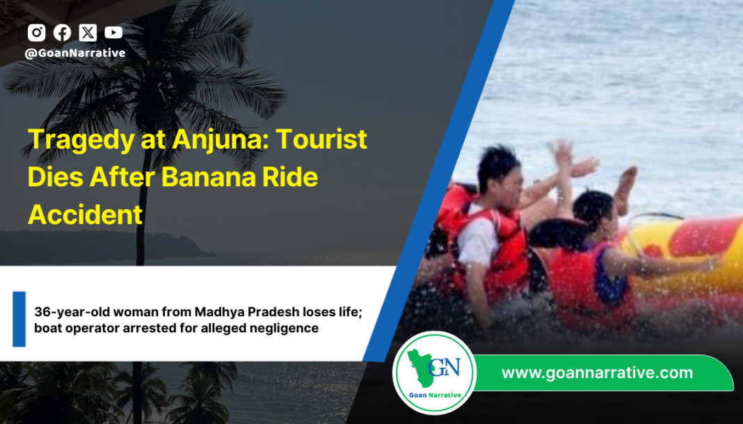 Tragedy at Anjuna: Tourist Dies After Banana Ride Accident
