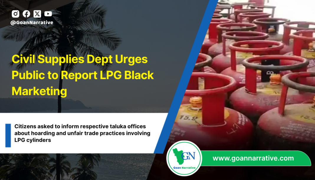 Civil Supplies Dept Urges Public to Report LPG Black Marketing