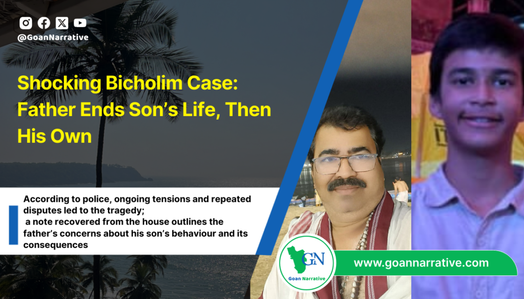 Shocking Bicholim Case: Father Ends Son’s Life, Then His Own