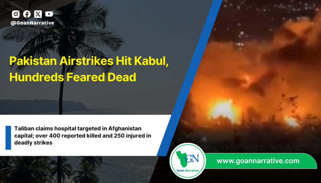 Pakistan Airstrikes Hit Kabul, Hundreds Feared Dead
