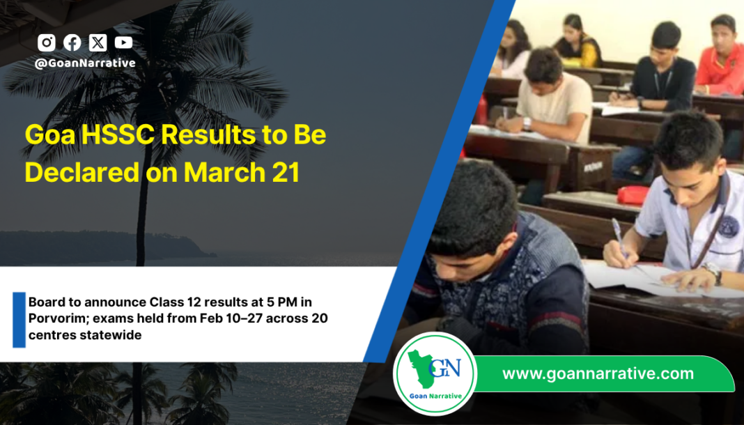 Goa HSSC Results to Be Declared on March 21