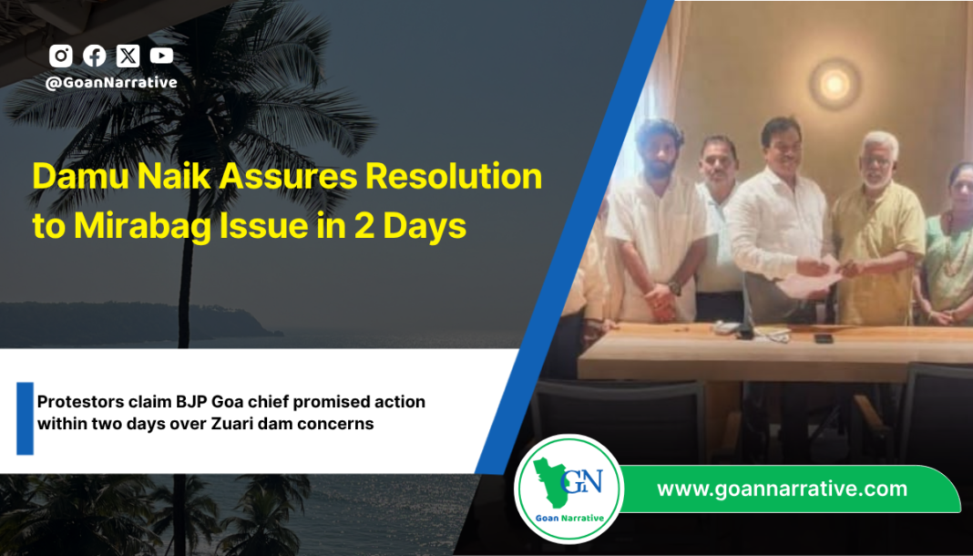 Damu Naik Assures Resolution to Mirabag Issue in 2 Days