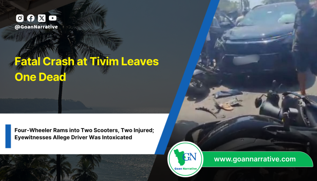 Fatal Crash at Tivim Leaves One Dead