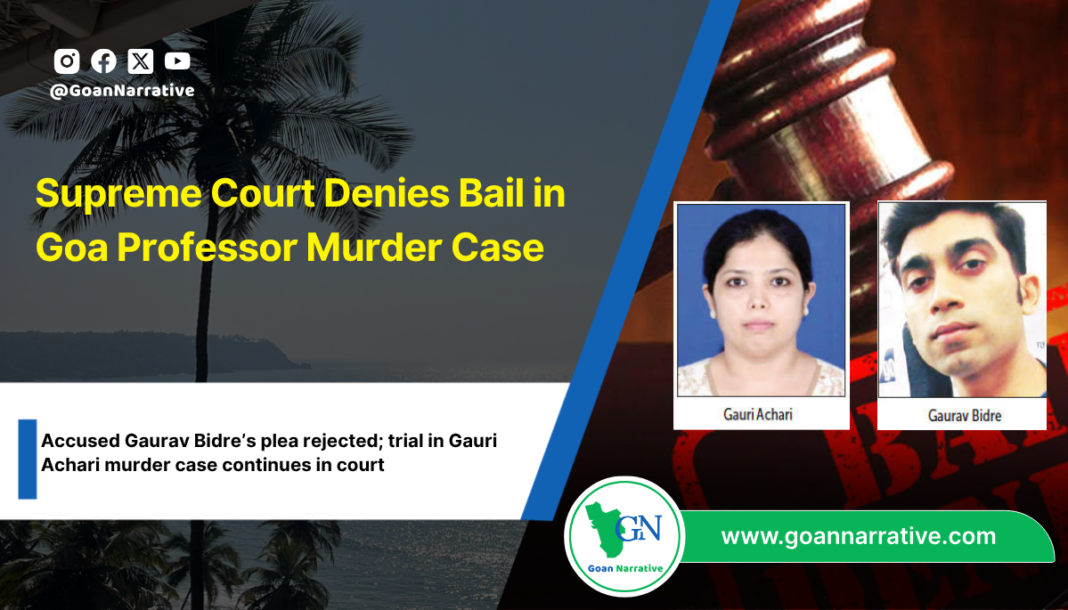Supreme Court Denies Bail in Goa Professor Murder Case