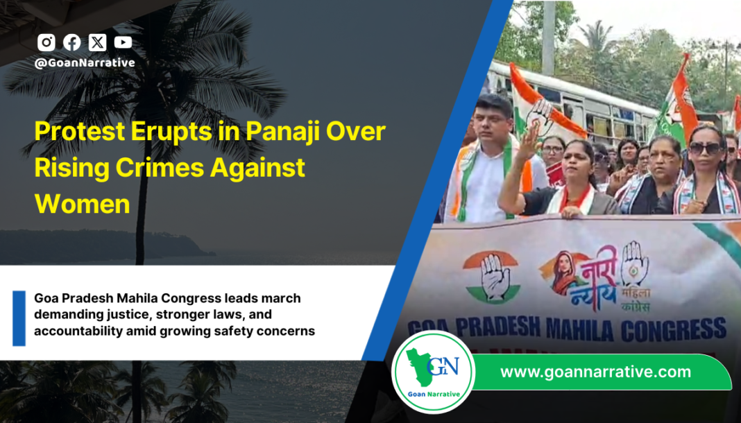 Protest Erupts in Panaji Over Rising Crimes Against Women