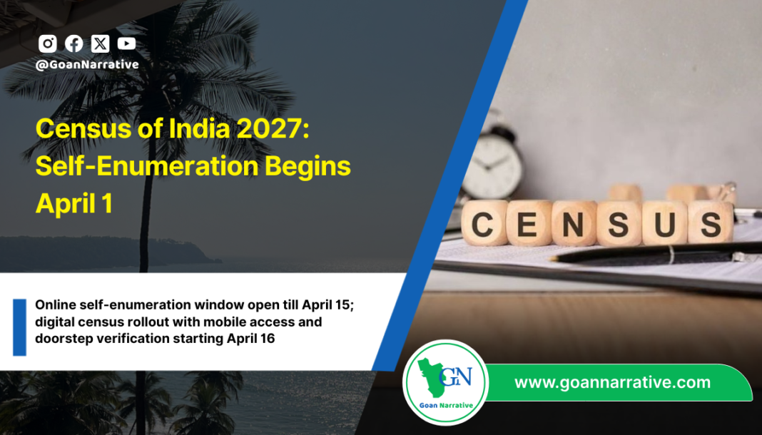 Census of India 2027: Self-Enumeration Begins April 1