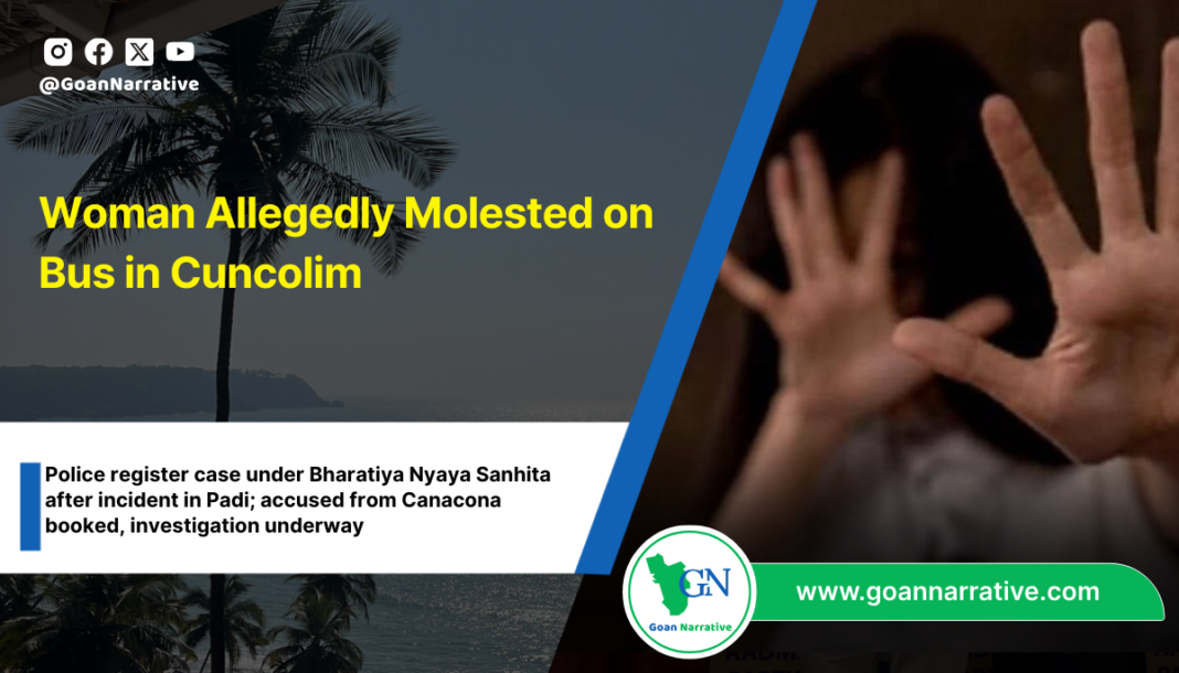 Woman Allegedly Molested on Bus in Cuncolim