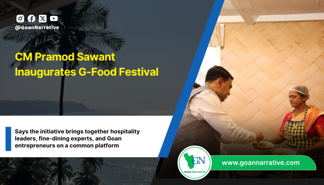 CM Pramod Sawant Inaugurates G-Food Festival