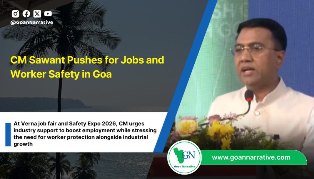 CM Sawant Pushes for Jobs and Worker Safety in Goa